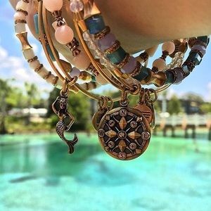 Alex and Ani Compass Bangle